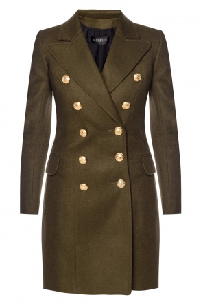 Double-breasted coat with vent, zdjęcie 1 Double-breasted coat with vent od Balmain